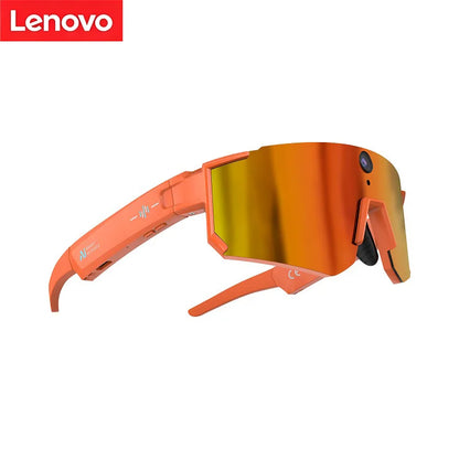 Lenovo AI Smart Camera Glasses with Anti-Shake Recording for Cycling & Outdoor Sports