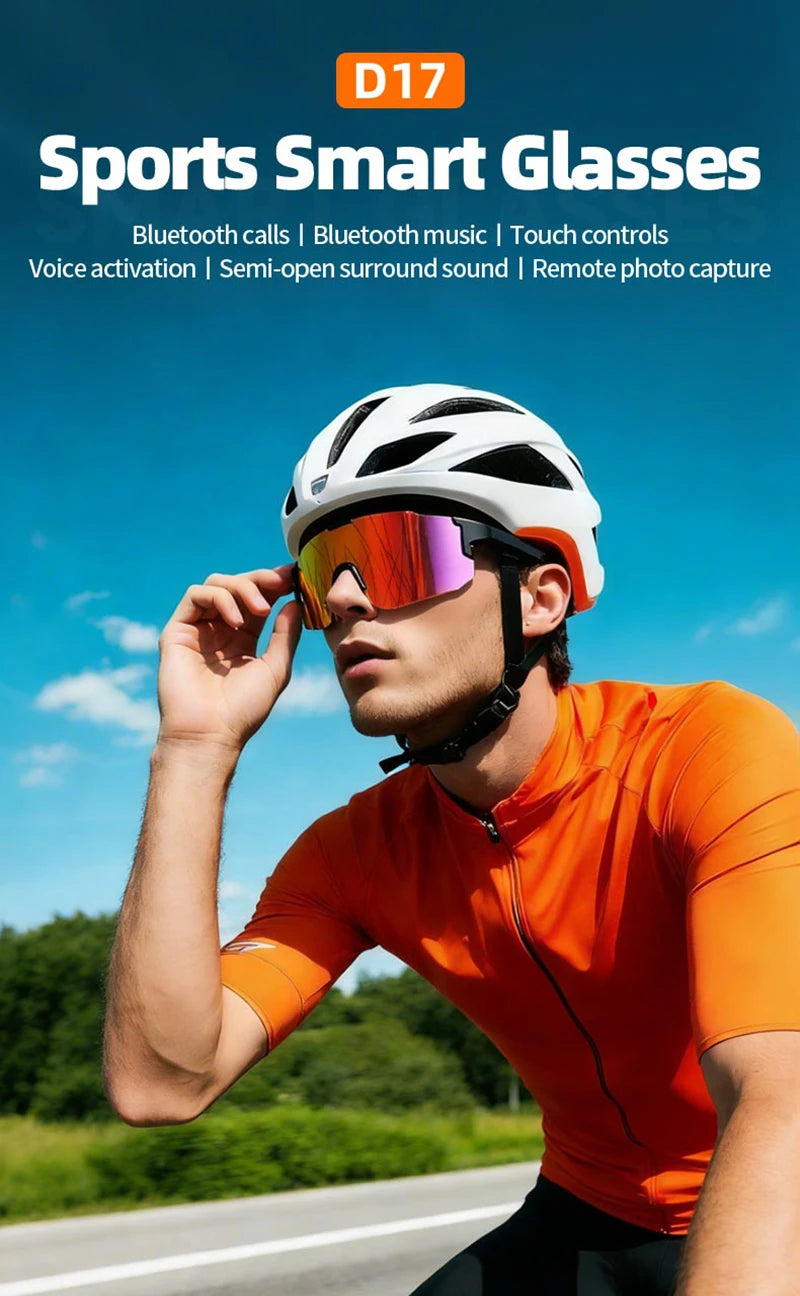 Lenovo Bluetooth Smart Audio Glasses for Cycling, Driving & Sports