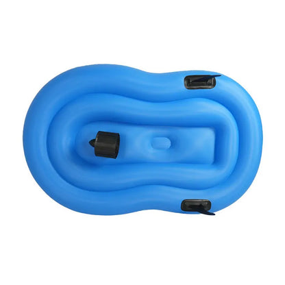 Motorized Inflatable Pool Float & Lounge Chair – Electric Propeller Water Raft with 360° Steering for Adults, Lake/Pool Use