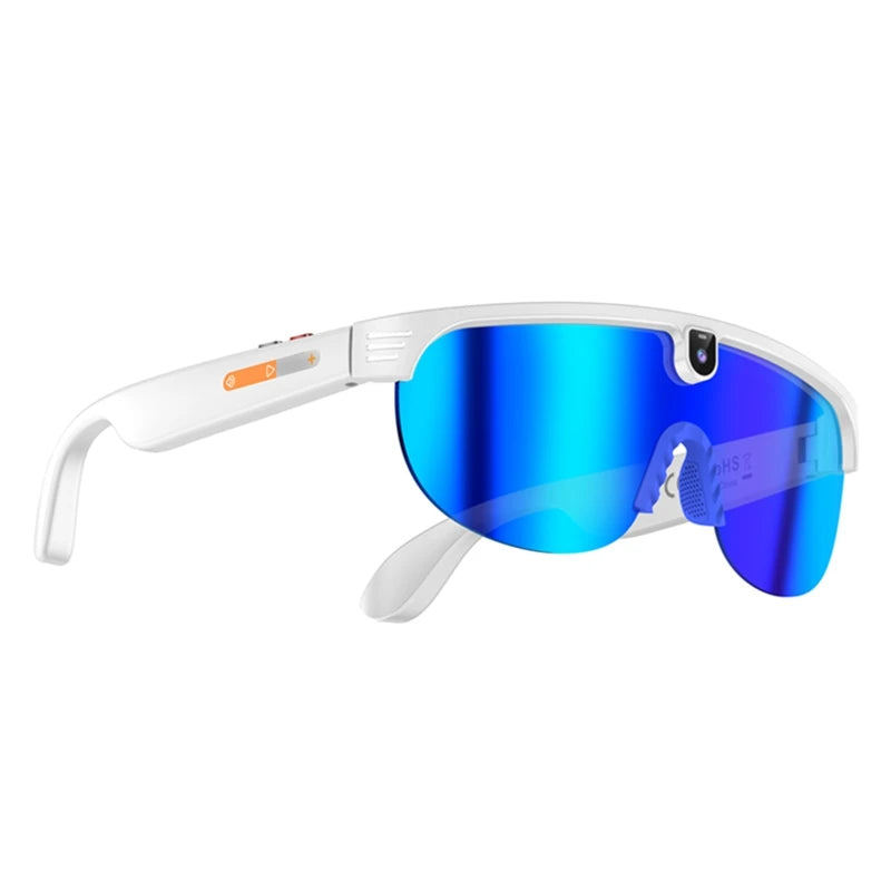 AI Smart HD 800W Camera Bluetooth Call Translation Video with Translation Sunglasses Call Music HD Color Change Sports Glasses
