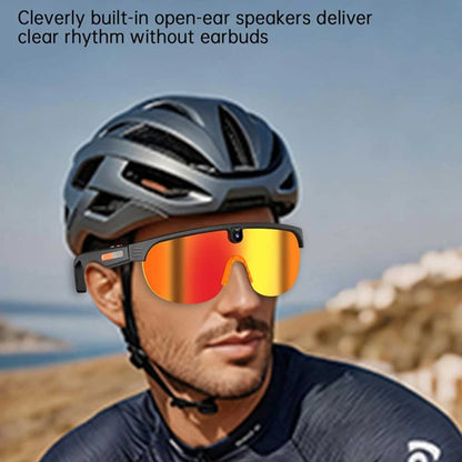 AI Smart HD 800W Camera Bluetooth Call Translation Video with Translation Sunglasses Call Music HD Color Change Sports Glasses
