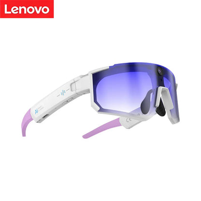 Lenovo AI Smart Camera Glasses with Anti-Shake Recording for Cycling & Outdoor Sports