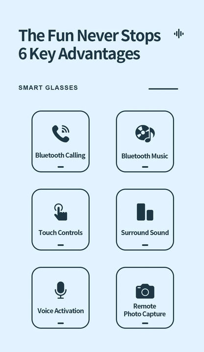 Lenovo Bluetooth Smart Audio Glasses for Cycling, Driving & Sports